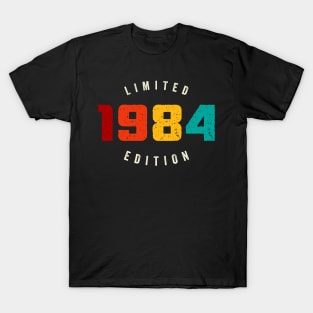 Vintage 1984 Limited Edition Birthday Gift T-Shirt